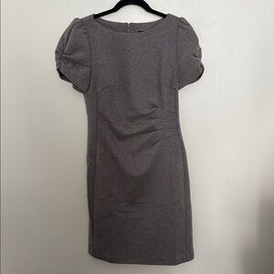 Karl Lagerfeld Paris Scuba Crepe Puff-Sleeve Sheath Dress Size 6